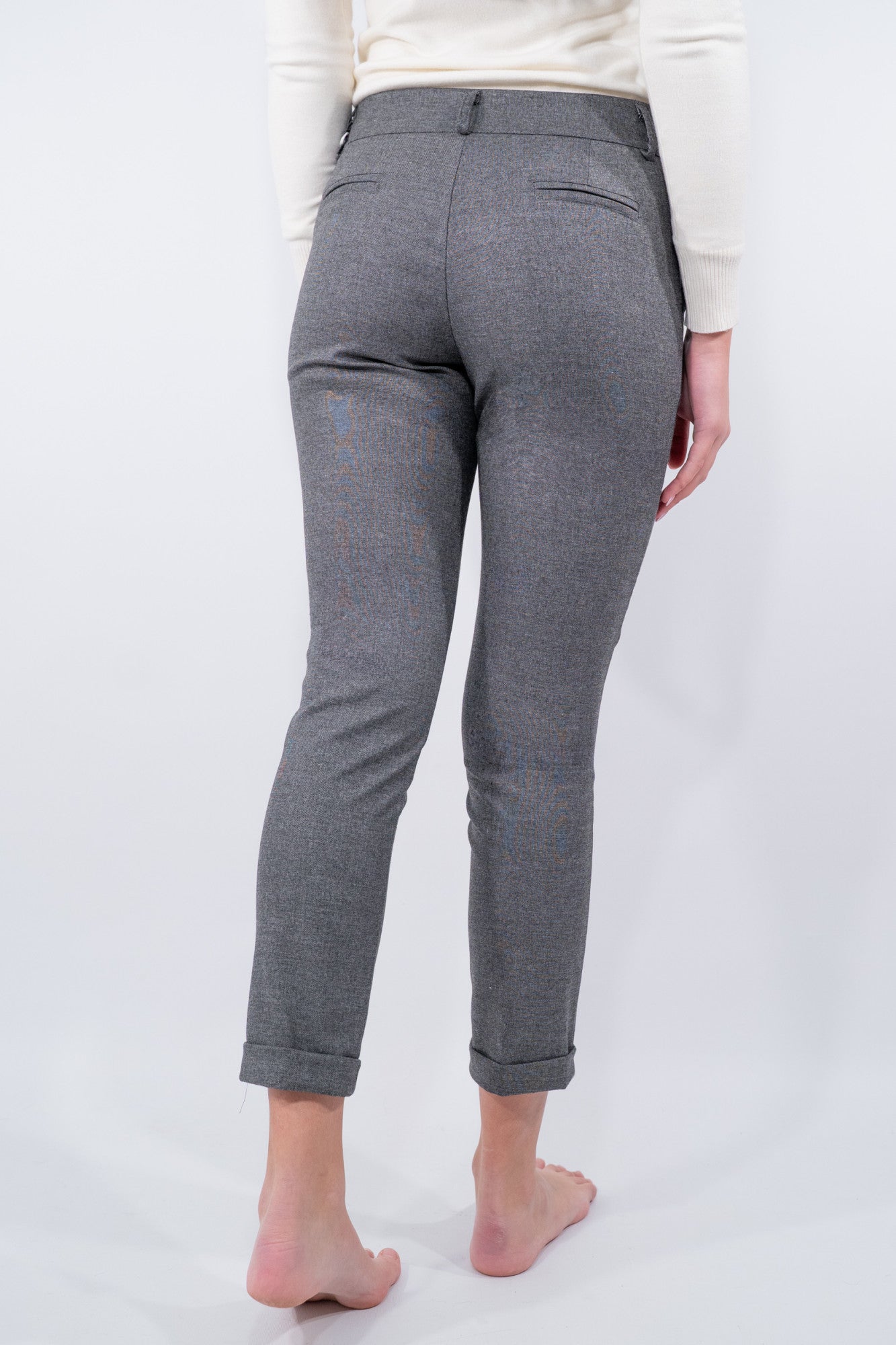 Pantalone sartoriale con balza