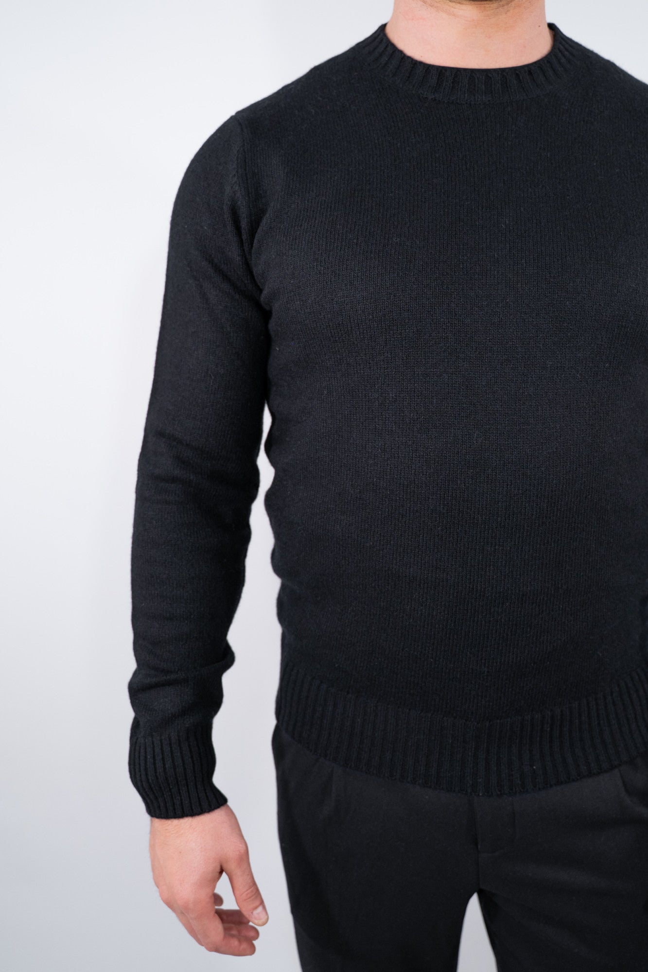 Girocollo lavorato a maglia