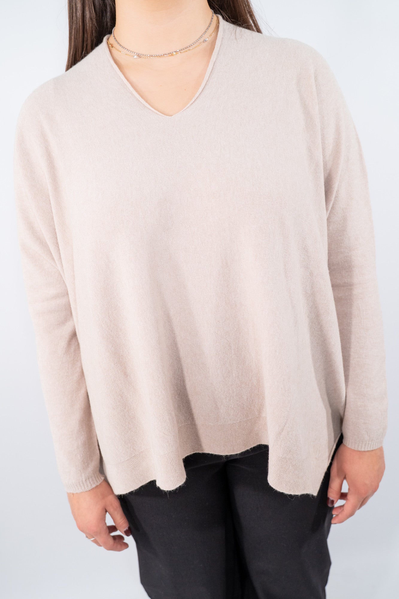 Maglia con scollo a V