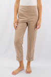 Pantalone gamba asciutta con risvolto alto