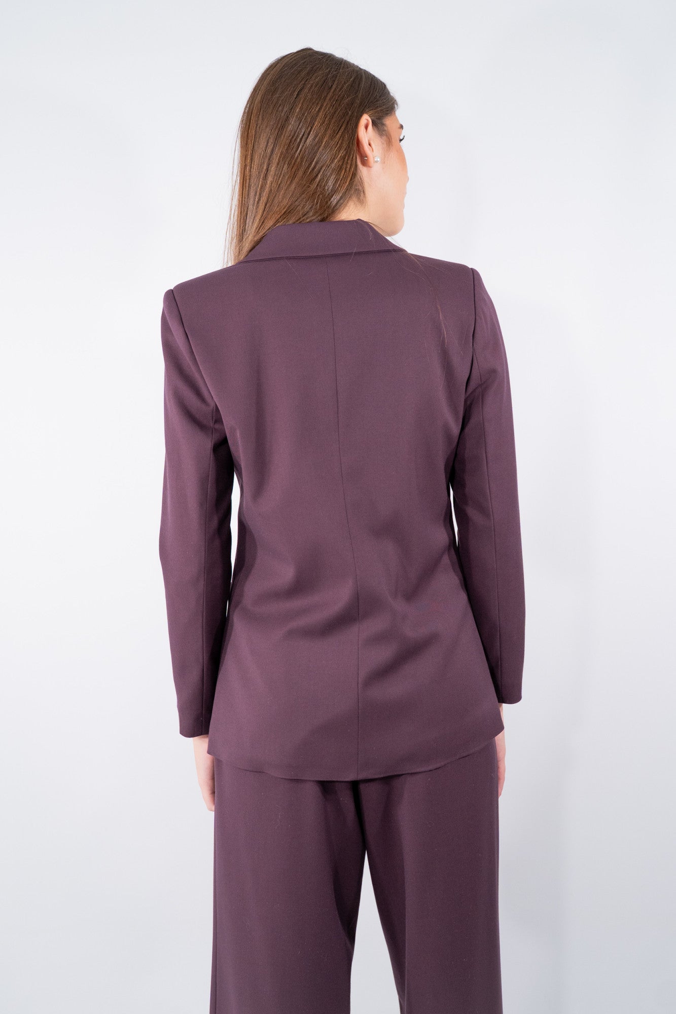 Blazer doppiopetto con bottoni dorati