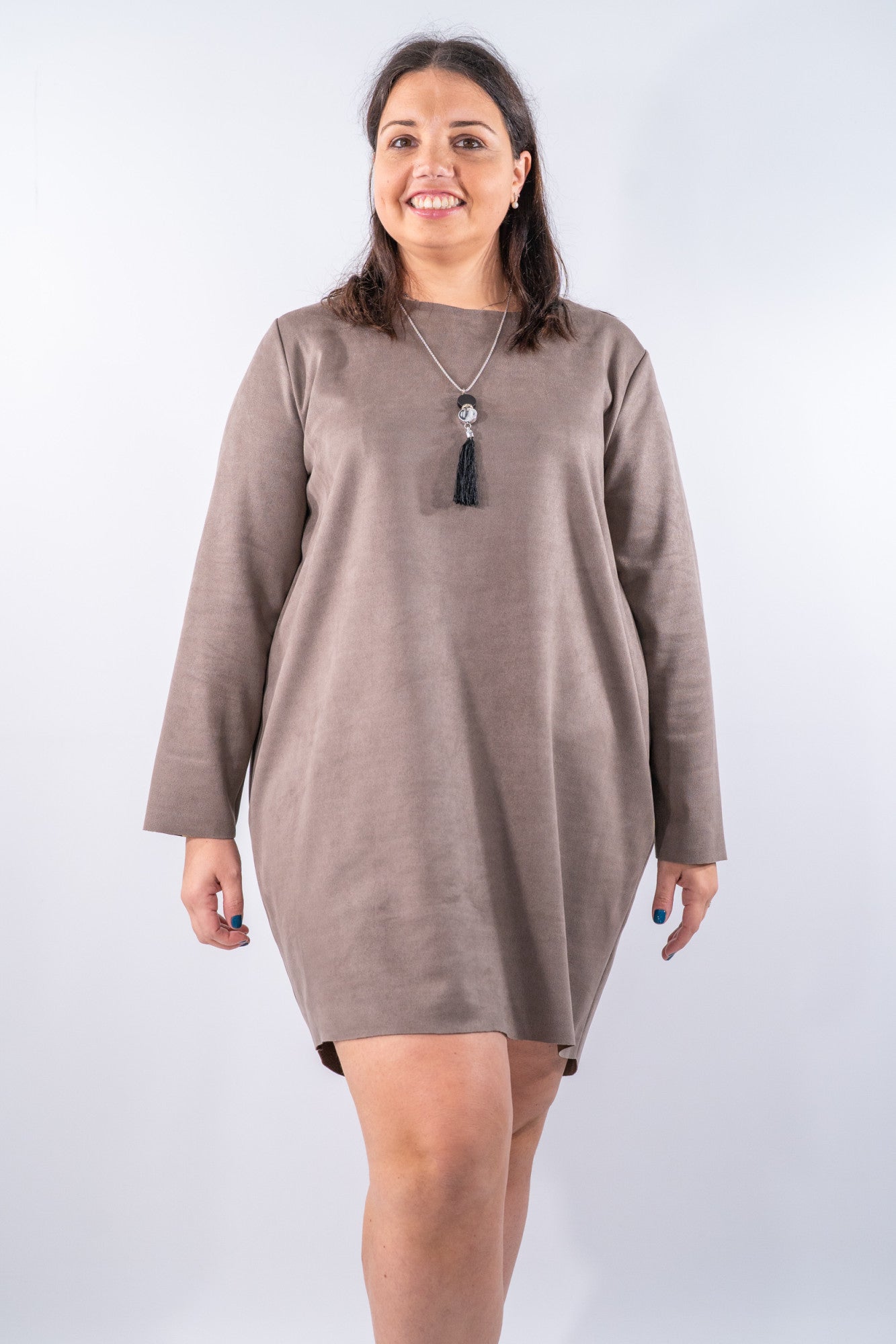 Abito corto in dainetto