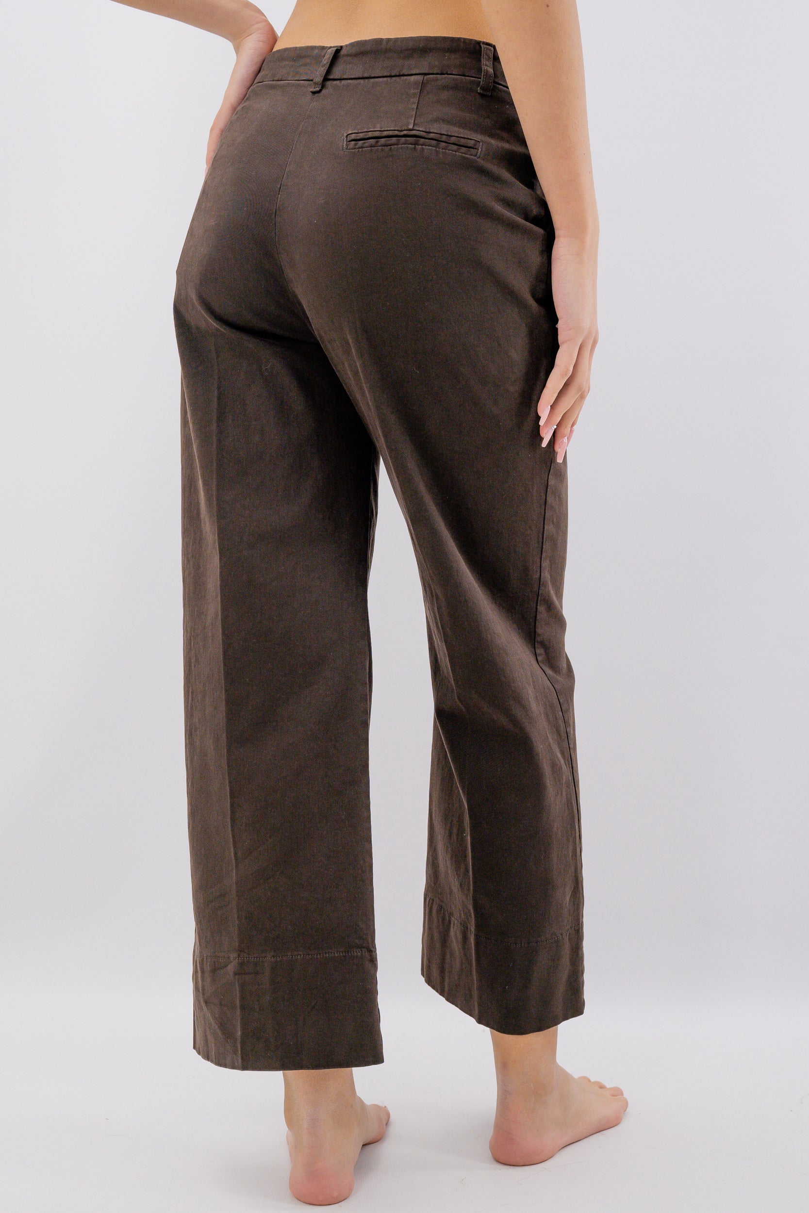 Pantalone a palazzo cropped