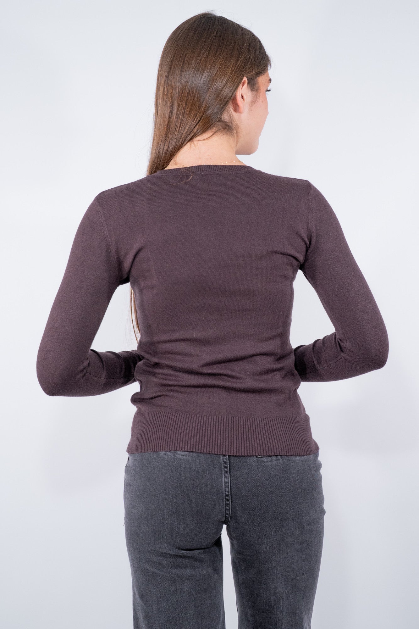 Girocollo dalla linea  asciutta