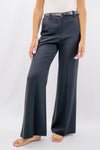 Pantalone palazzo in tessuto fluido