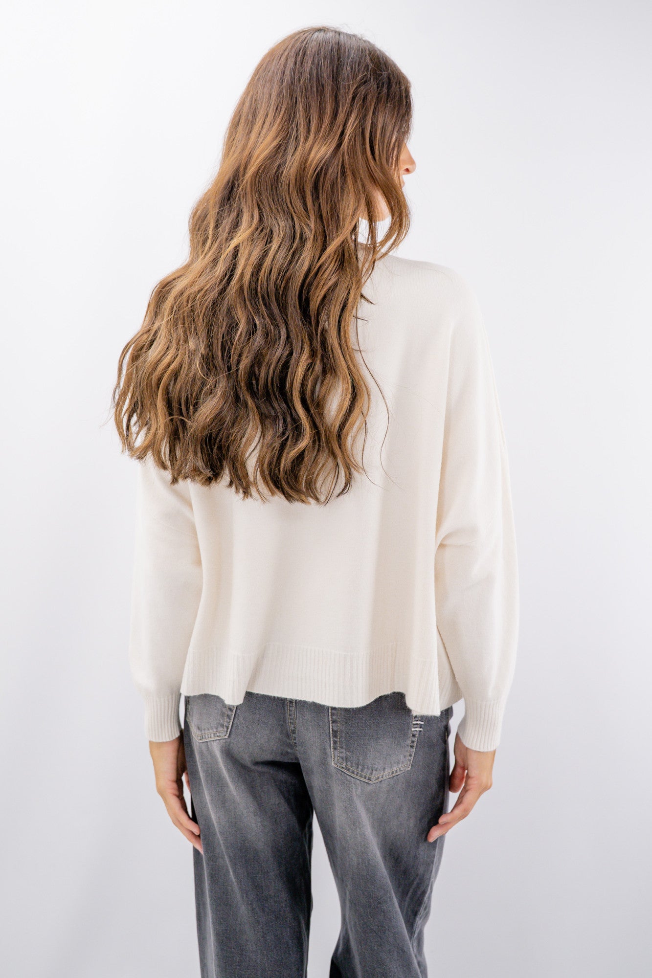 Cardigan aperto cropped