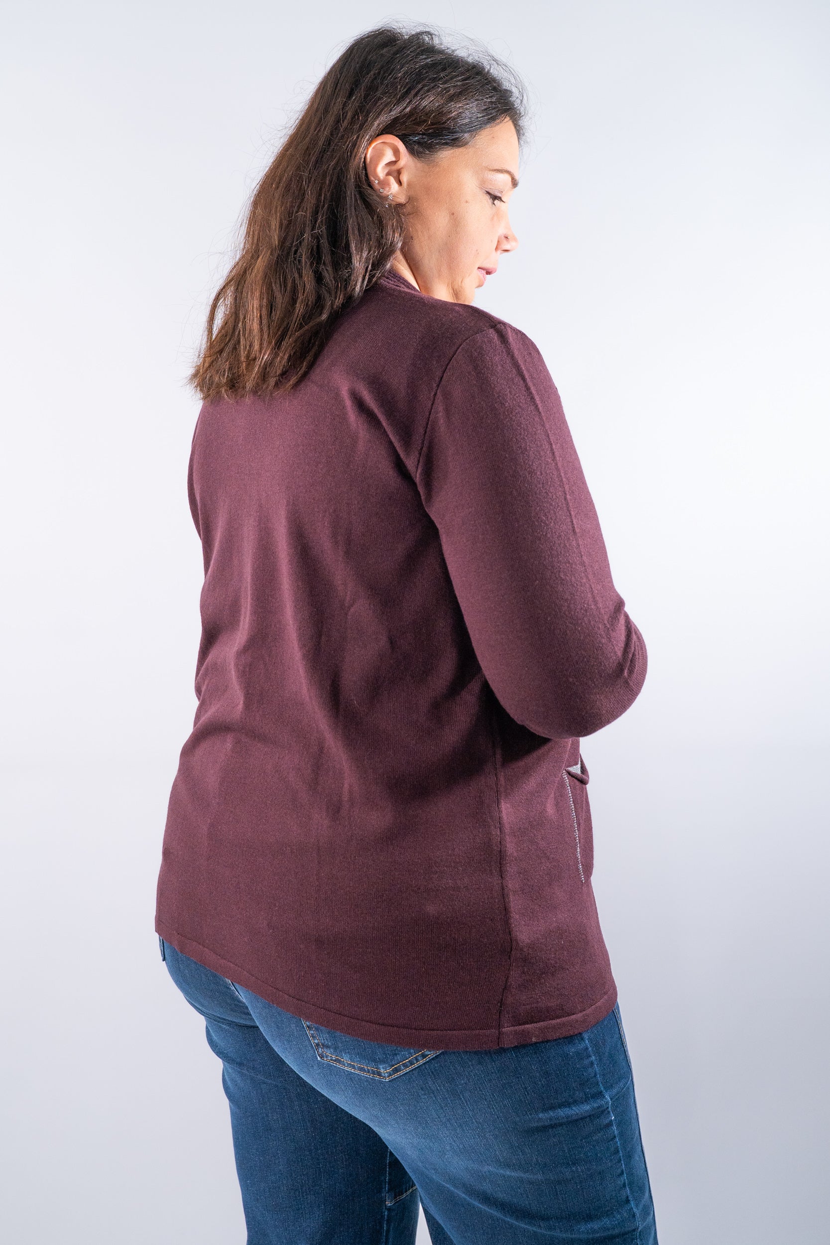 Maglia effetto twin‑set