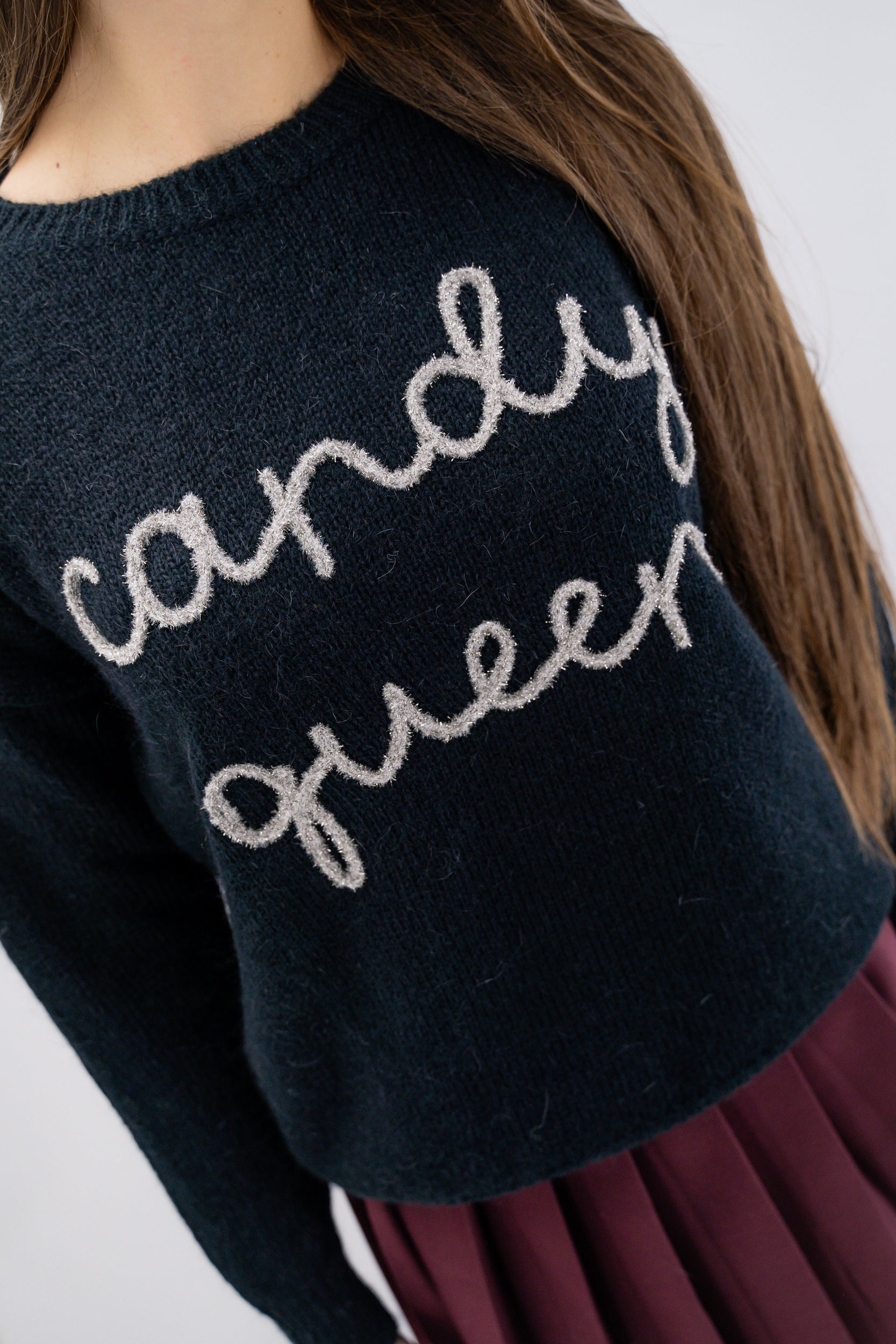 Maglione “Candy Queen” soffice misto lana