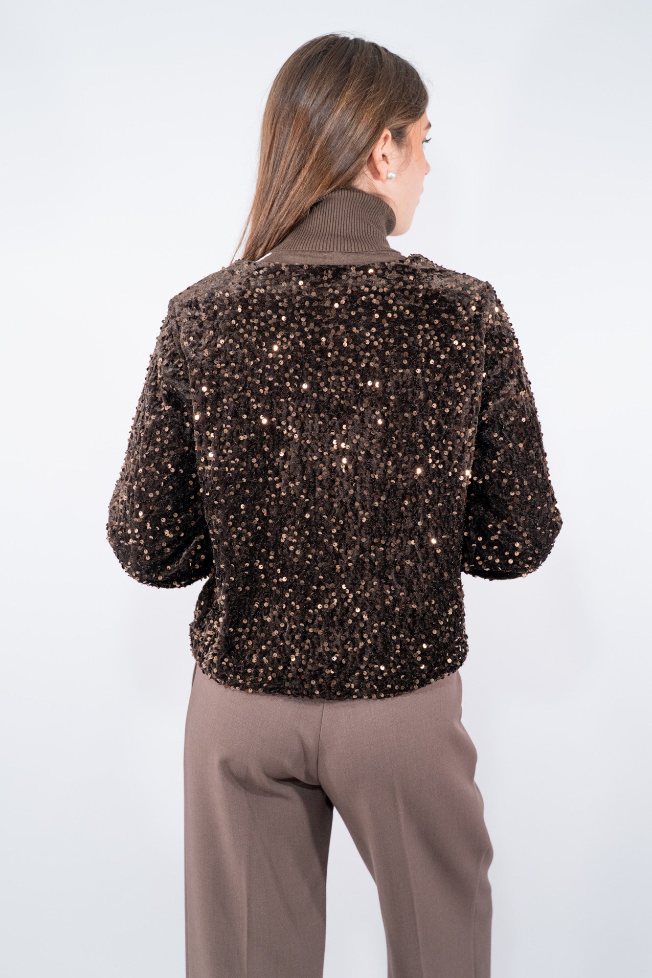 Coprispalle con paillettes