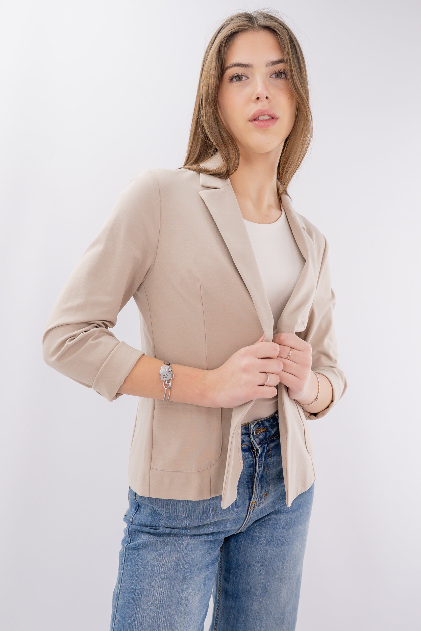 Blazer monopetto punto milano