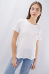 T-shirt con ricamo Gin Tonic