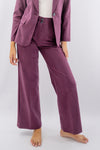 Pantalone palazzo in tessuto mano pesca soft