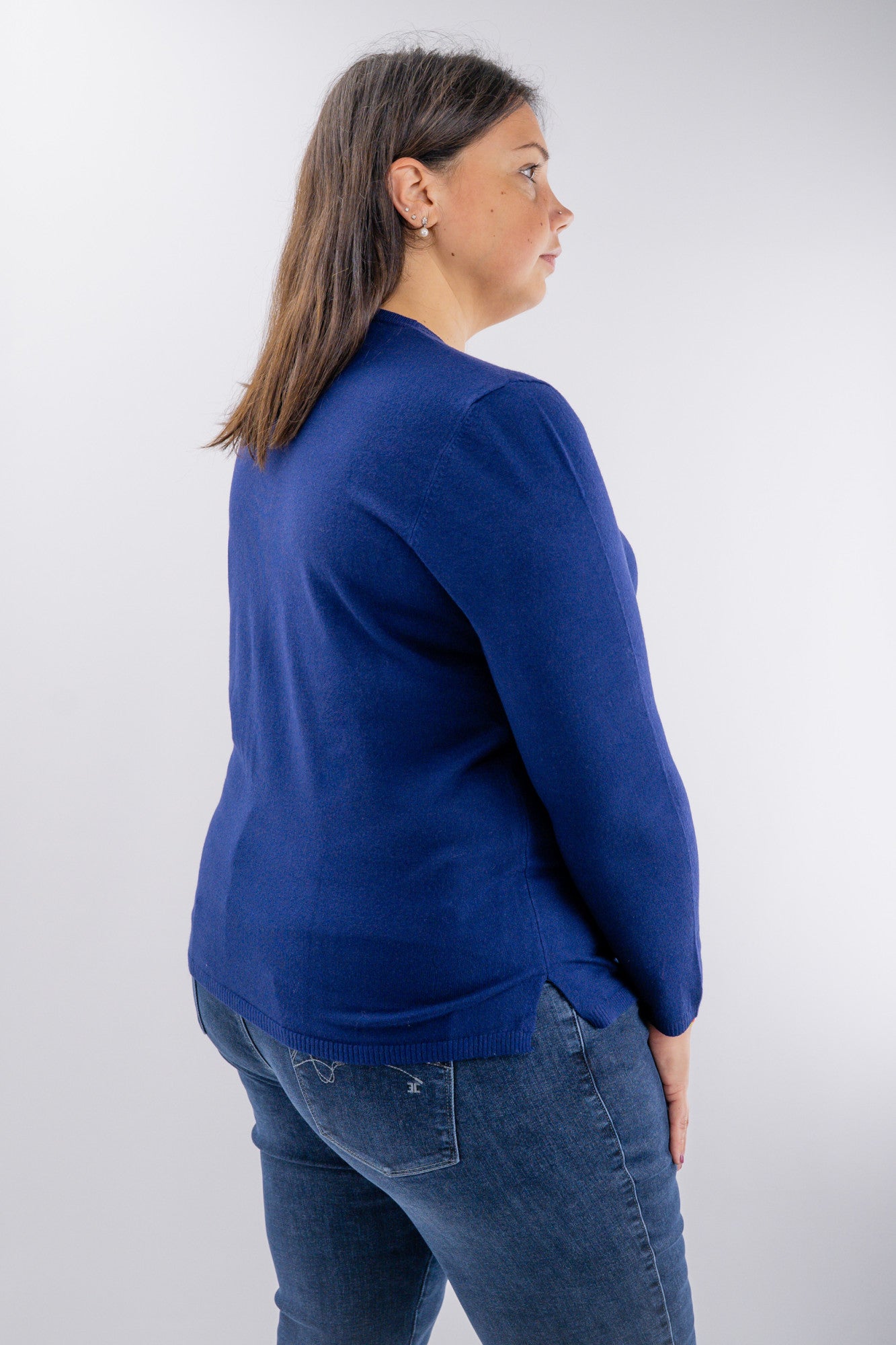Cardigan over con tasche