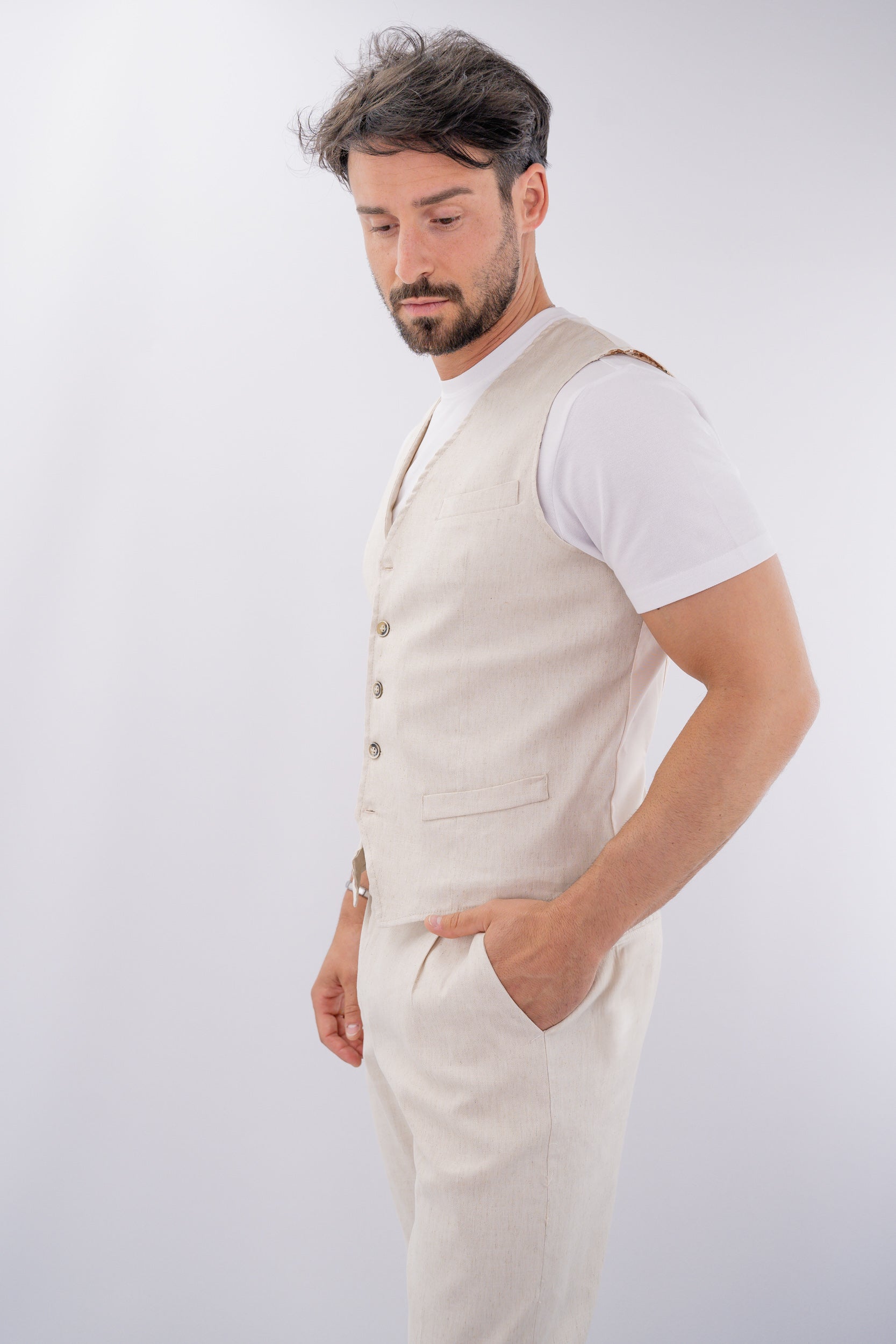 Gilet/panciotto con taschini