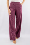 Pantalone palazzo in simil punto milano.
