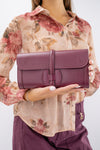 Clutch in pelle