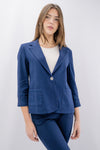 Blazer monopetto operato