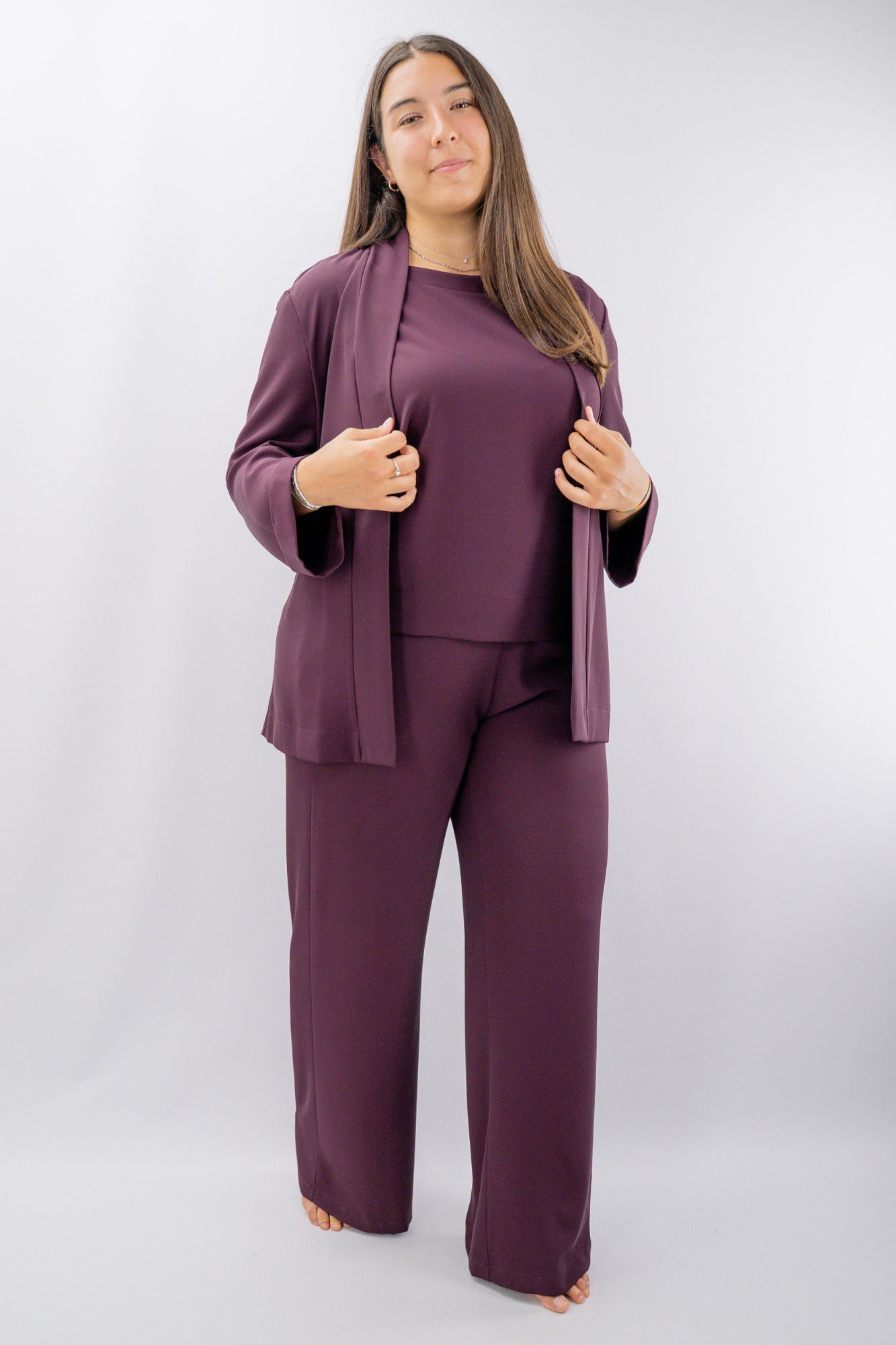 Tailleur tre pezzi oversize