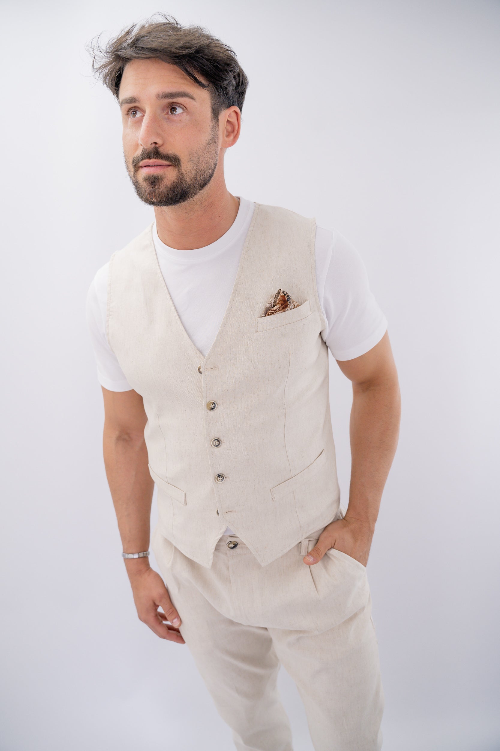 Gilet/panciotto con taschini