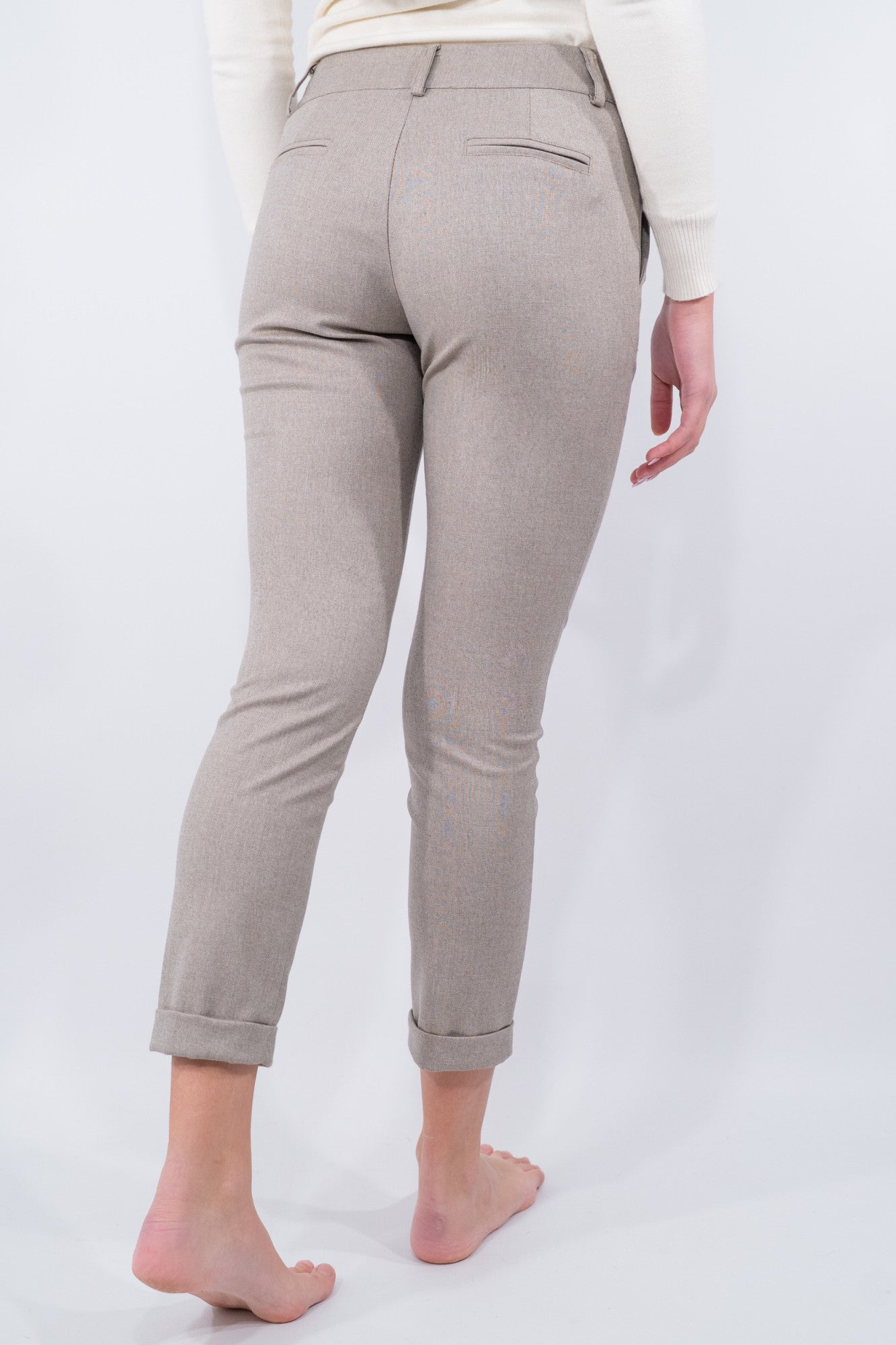 Pantalone sartoriale con balza