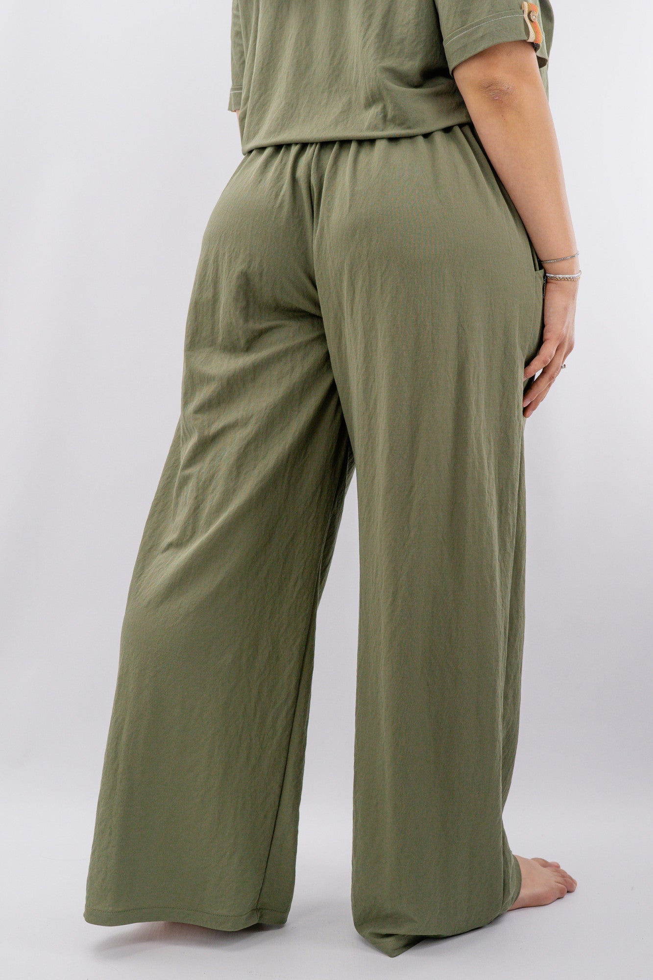 Pantalone  a palazzo con elastico