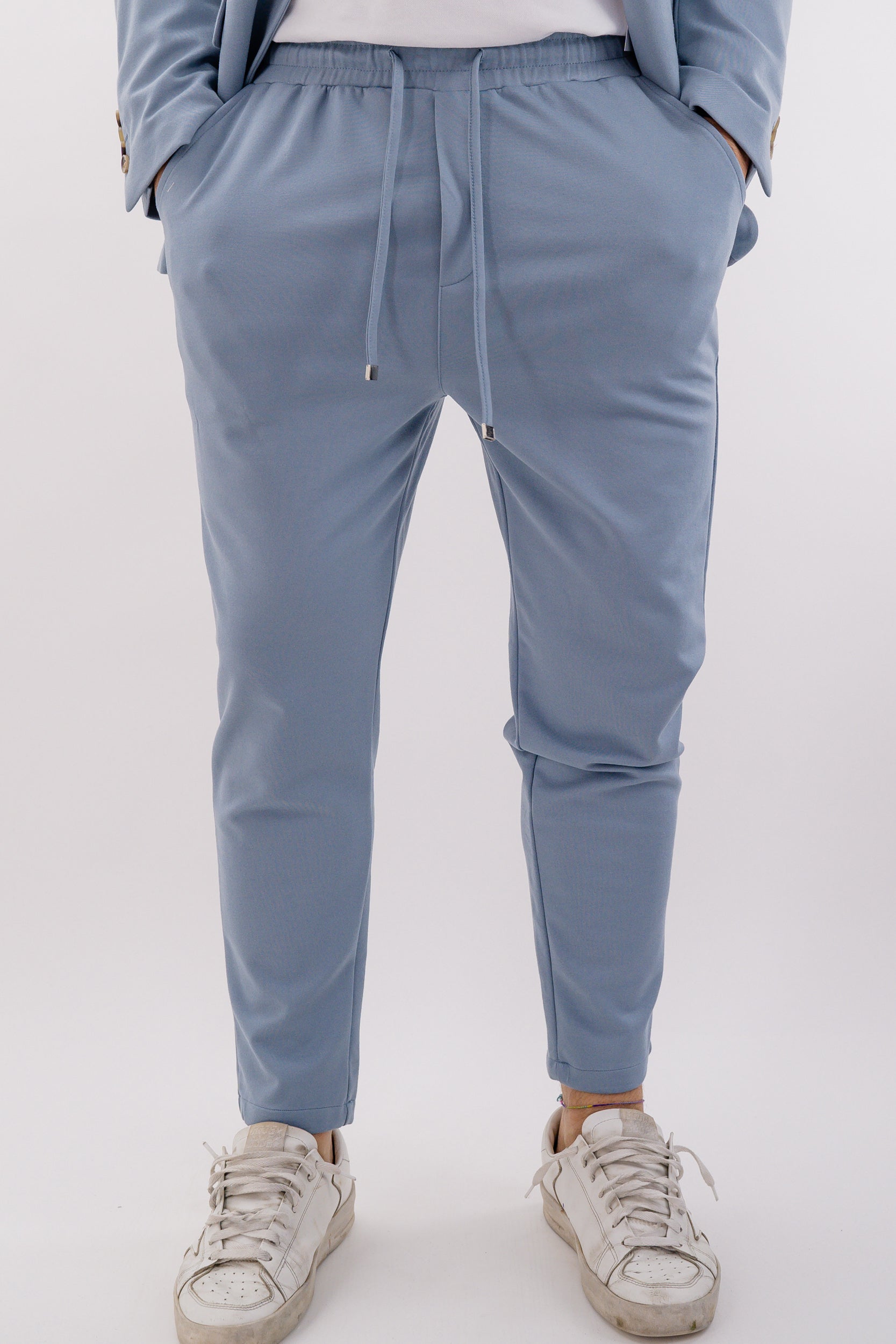 Pantaloni jogger in punto milano