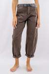Pantalone ovetto con tasca marsupio
