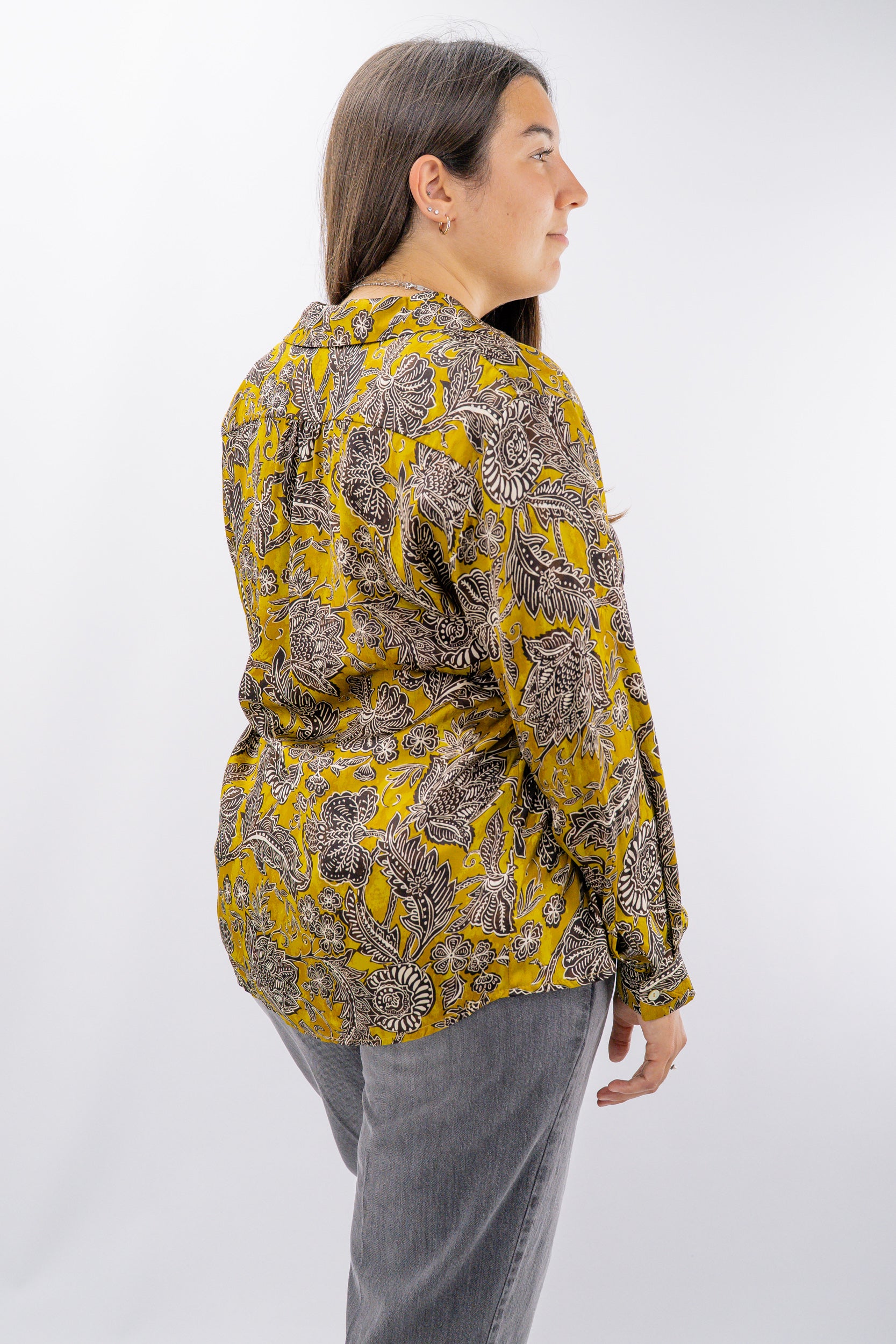 Camicia oversize stampa Paisley