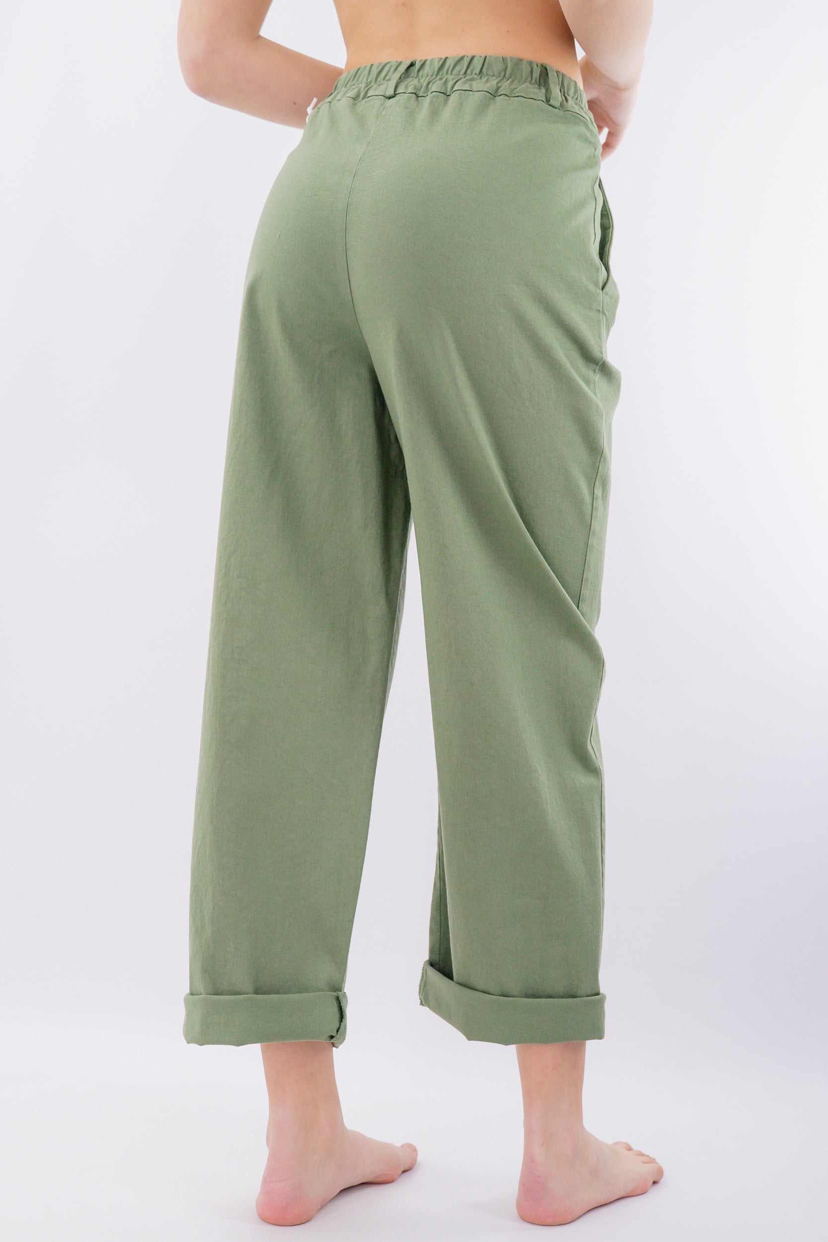 Pantalone balloon con pinces