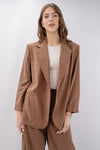 Blazer taglio oversize sfoderato