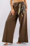 Pantalone a palazzo con foulard
