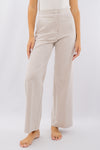 Pantalone palazzo in tessuto mano pesca soft