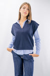 Gilet in maglia con scollo V