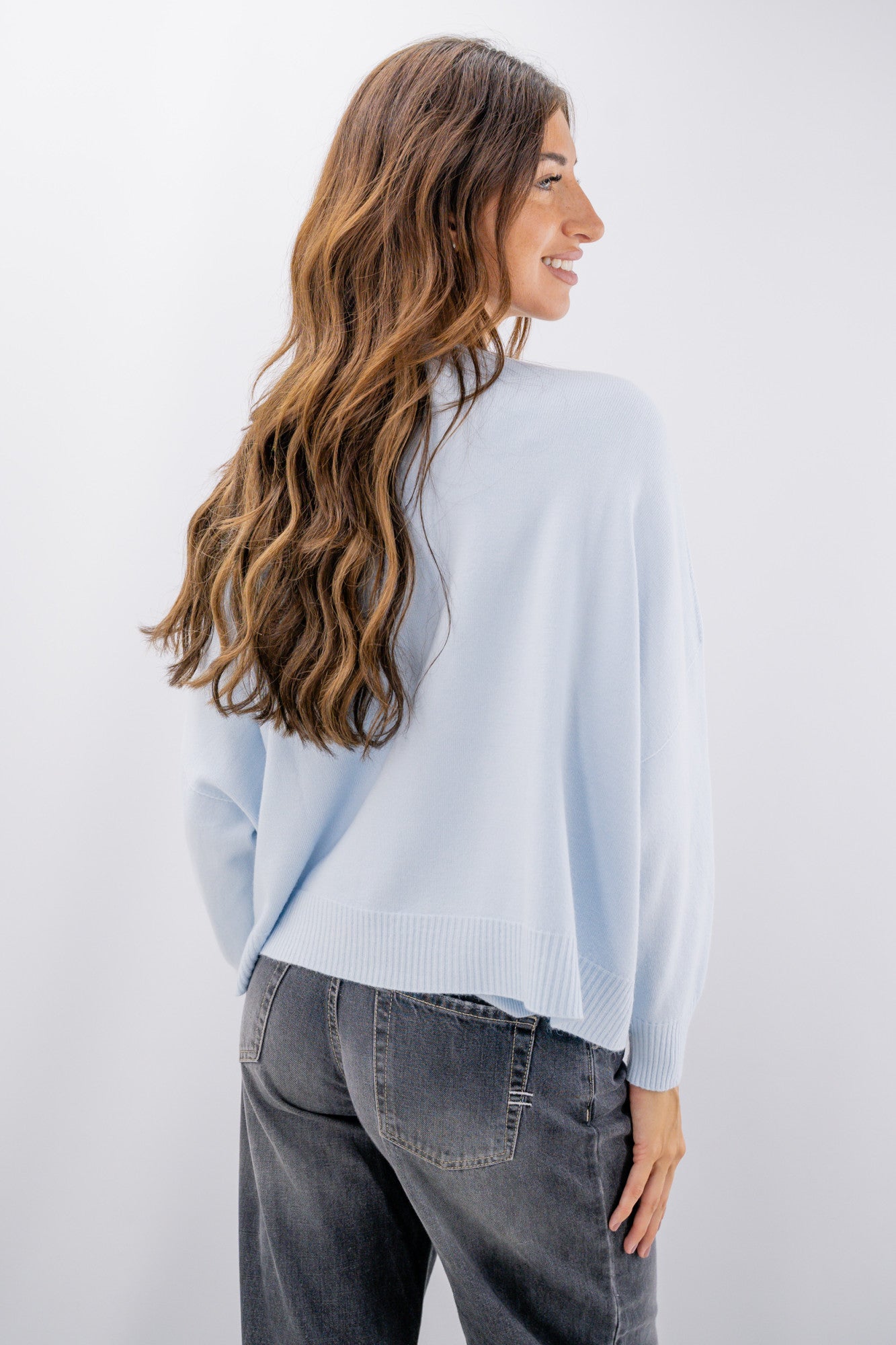 Cardigan aperto cropped