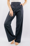 Pantalone palazzo in simil punto milano.