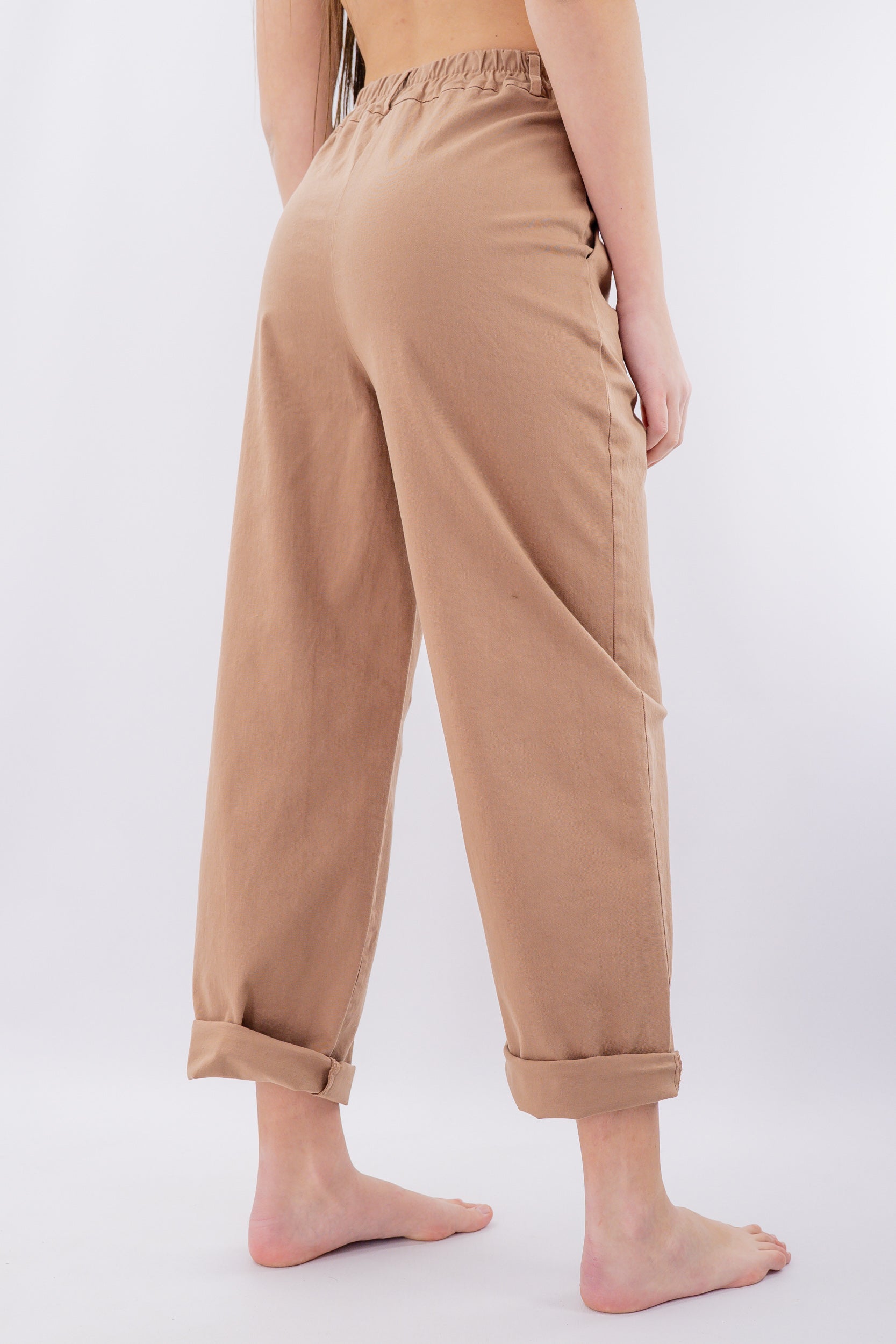 Pantalone balloon con pinces