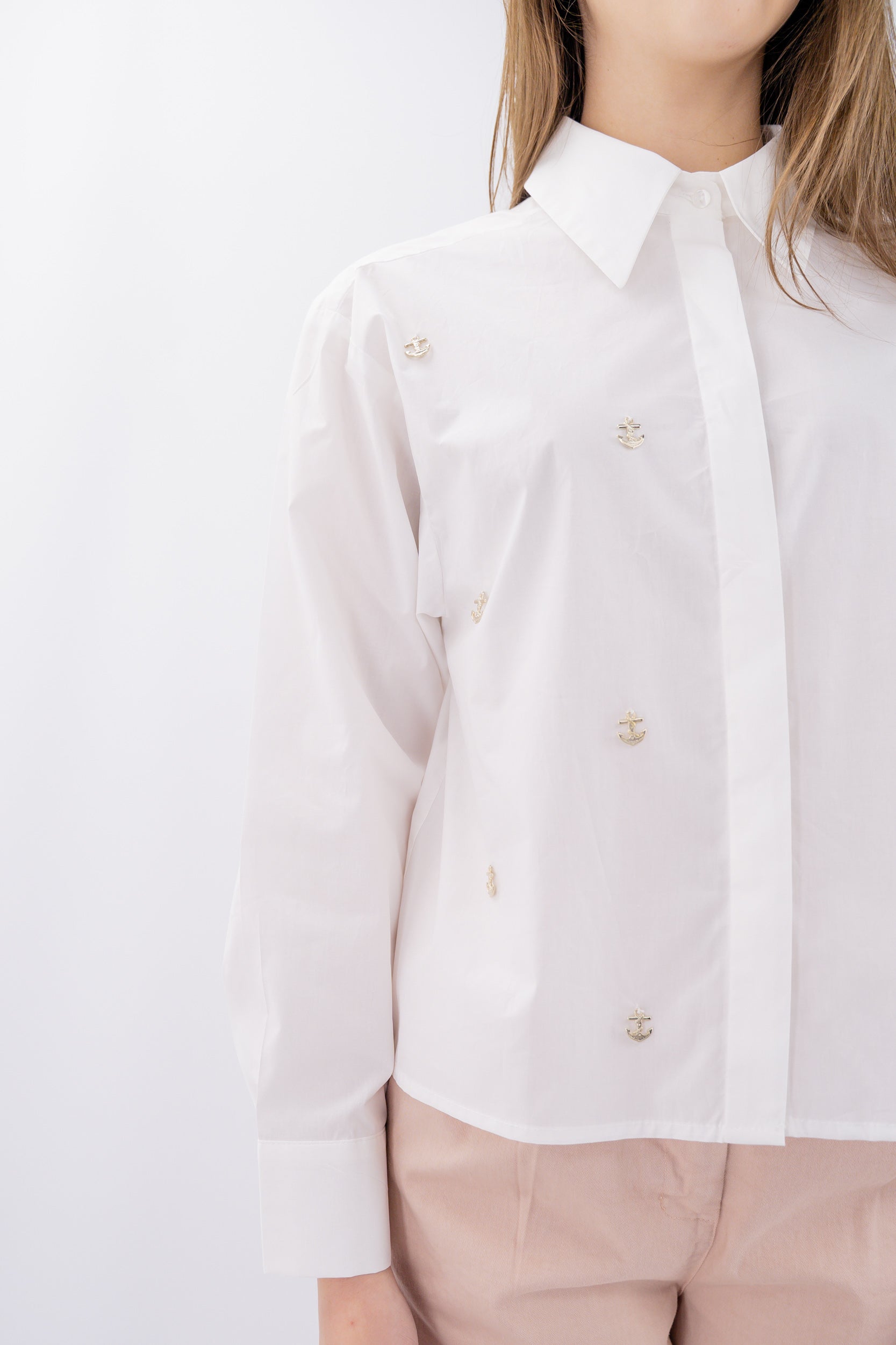 Camicia con dettagli ancore