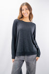 Maglia oversize con lurex