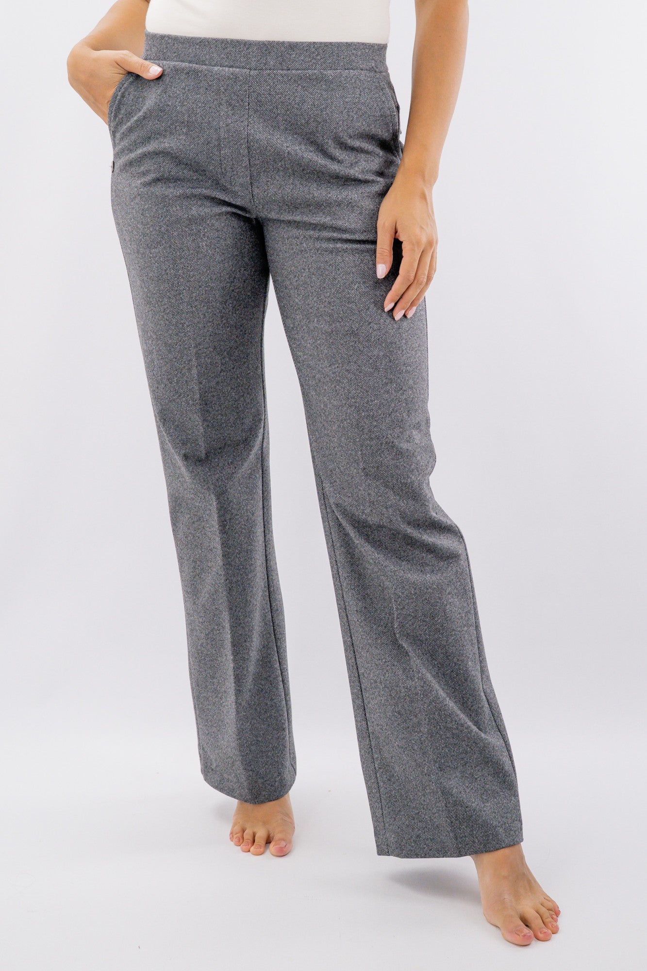 Pantalone punto roma in mano lana