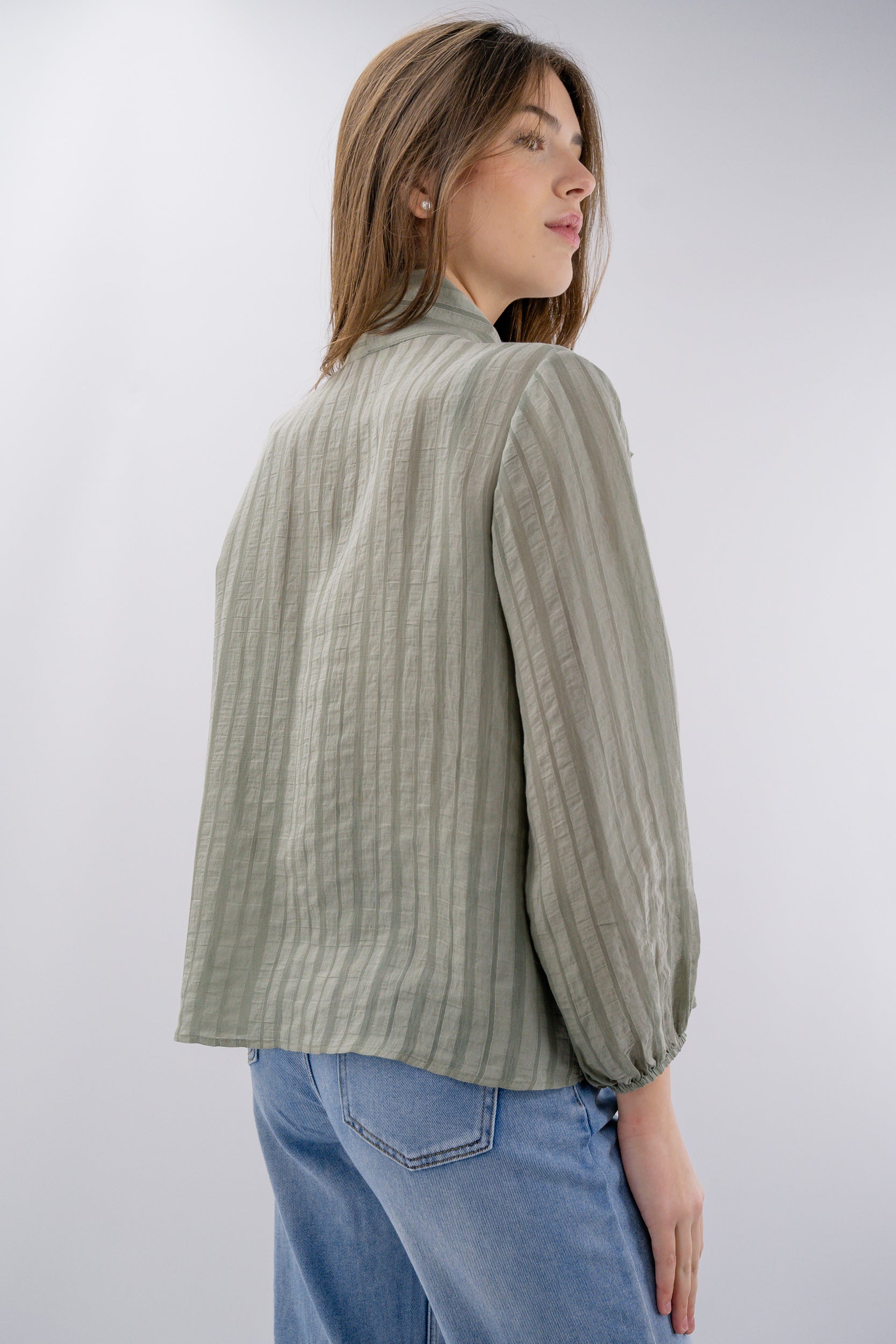 Camicia con fiocco