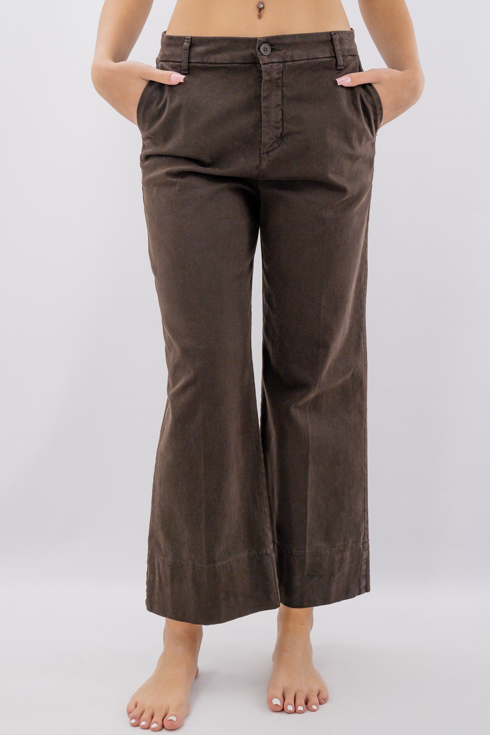 Pantalone a palazzo cropped