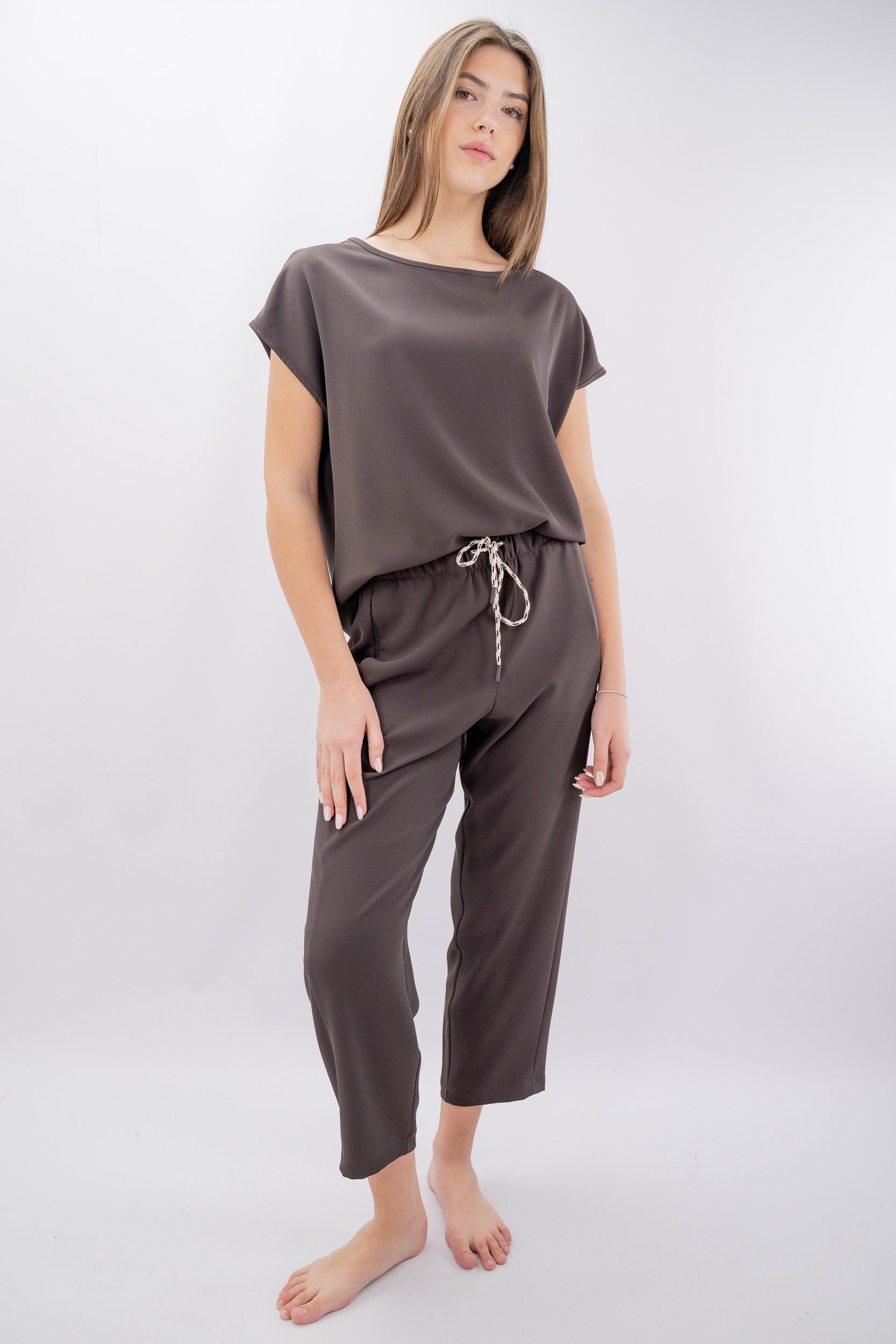 Set coordinato blusa e pantalone