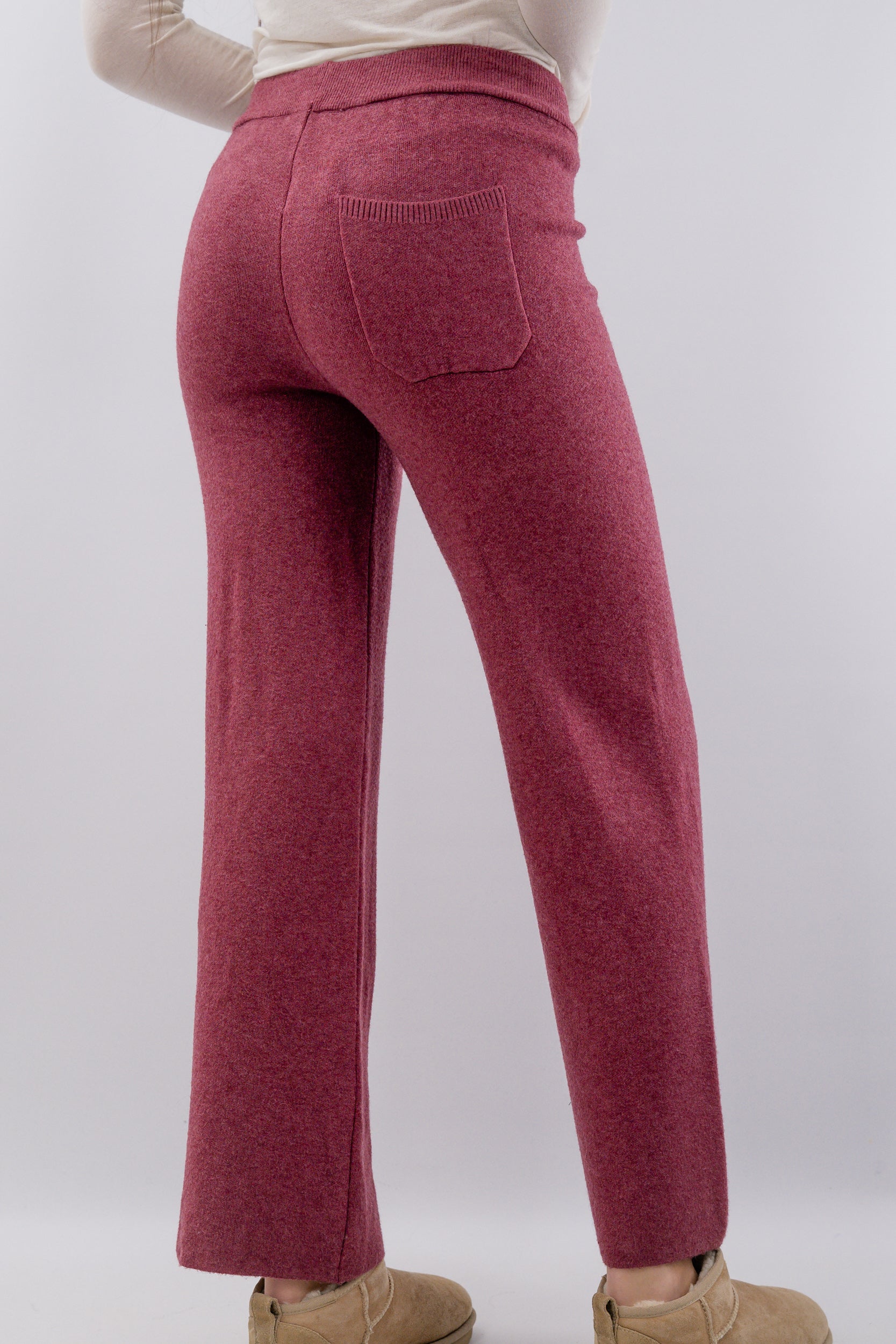 Pantalone palazzo con cinturino con coulisse