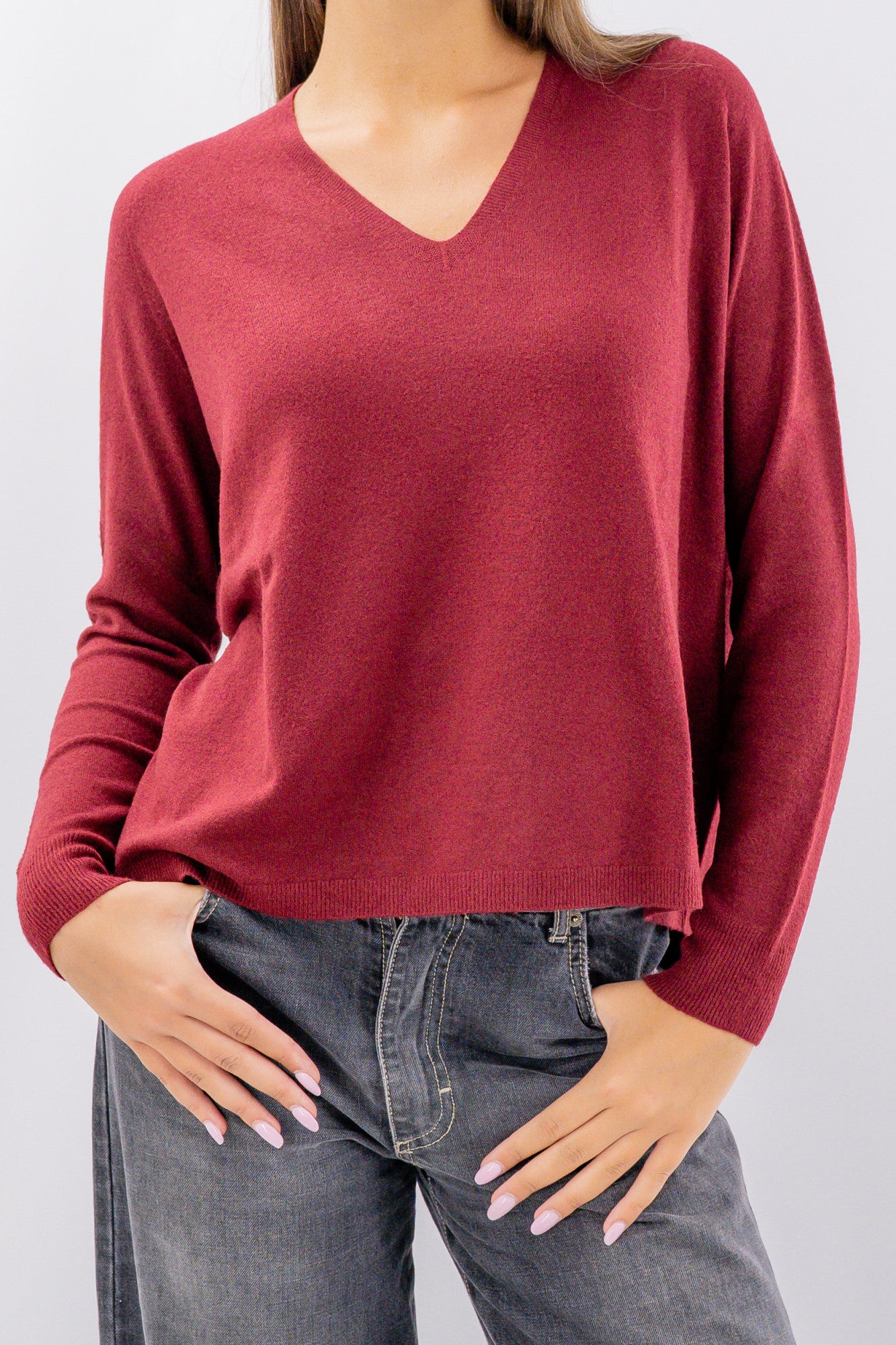 Maglia con scollo a V