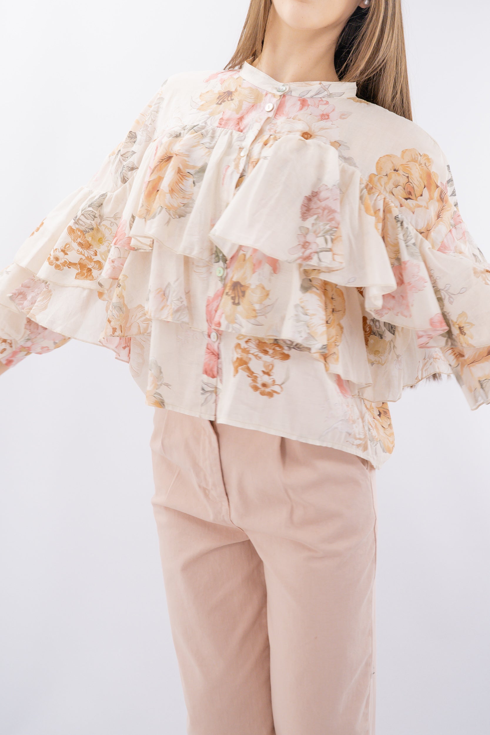 Pantalone balloon con pinces