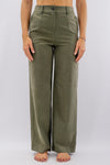 Pantalone palazzo  con cucitura al ginocchio