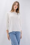 Maglia in viscosa a manica 3/4