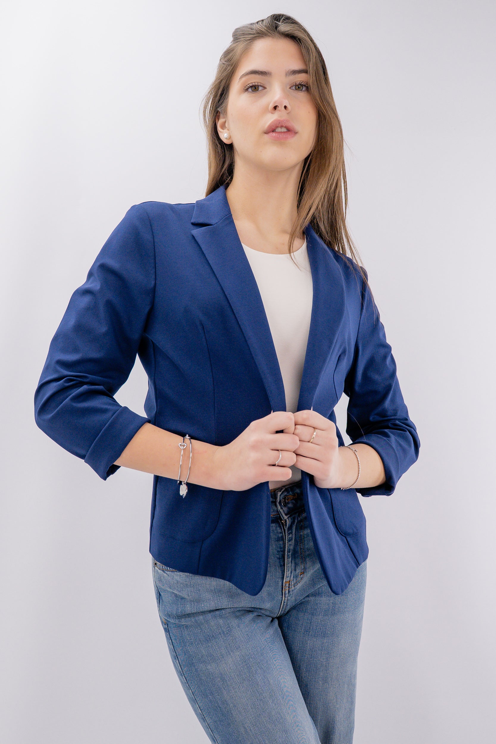 Blazer monopetto punto milano