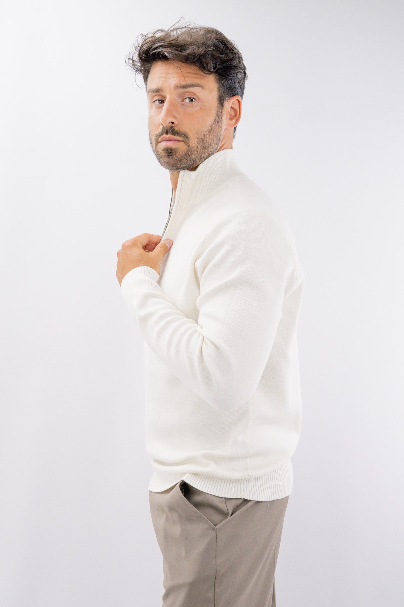 Lupetto con zip